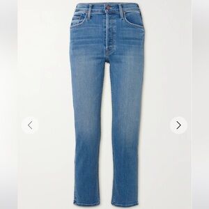 MOTHER
The Tomcat high-rise straight leg jeans